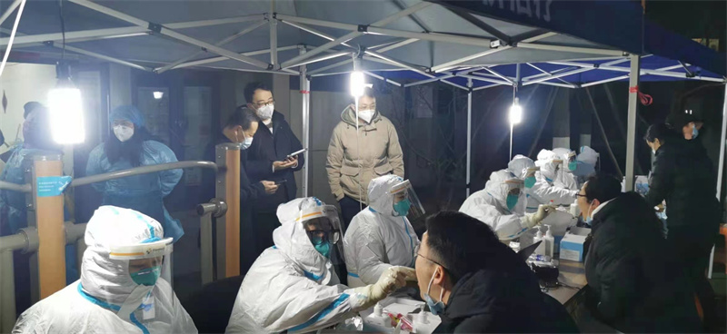 2700余居民僅用3個半小時全部完成 展示核酸檢測“市北速度”